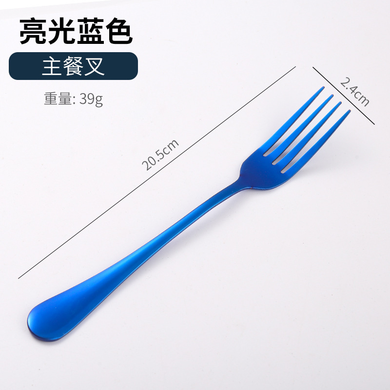 アマゾンクロスボーダー1010ステンレス食器セットチタンメッキマット黒洋食ステーキナイフフォークスプーン5セット|undefined