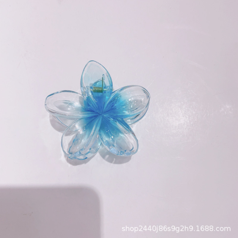 ビーチのリゾート風の卵の花のヘアピンの女性の後頭部の半分の髪のクリップの気質のサメのクリップの髪の飾り