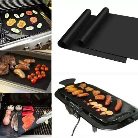 Высокотемпературная жаростойкая коврик для барбекю, антипригарный BBQGrillMat тефлоновая бумага барбекю медь цвета антипригар