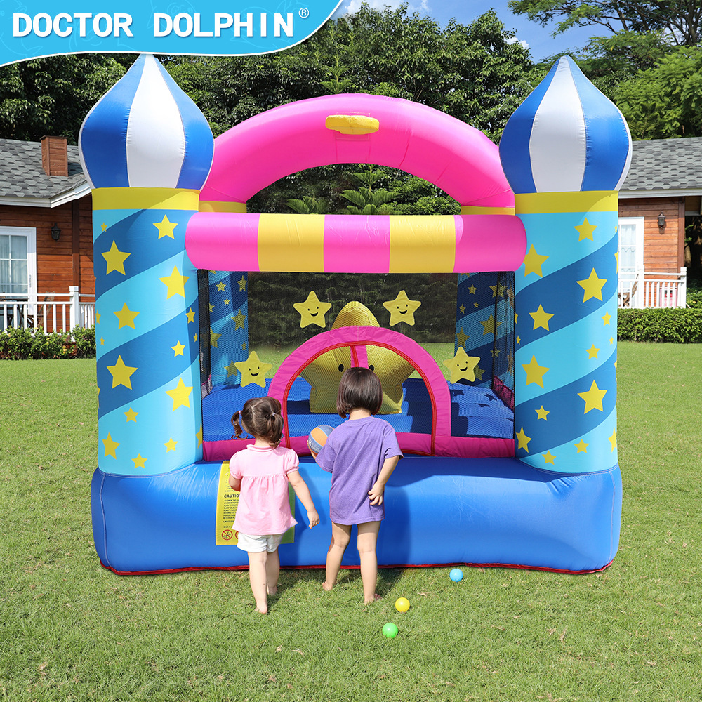 Pequeña cama de salto inflable para niños de interior y exterior, castillo de fiesta, casa, pequeño tobogán inflable, cama de salto, castillo, parque de atracciones