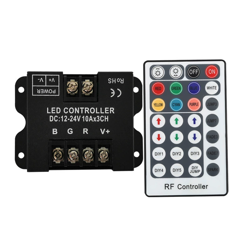 LED light strip, controller, 12v, 24v, remote control, high power, 216W