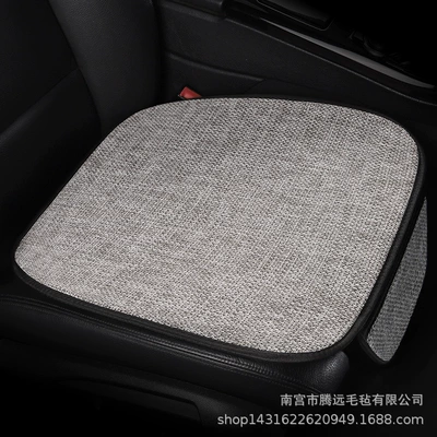 Car cushion single-piece cushion three-piece Seat cushion, seat cover - raw-linen-single-cushion