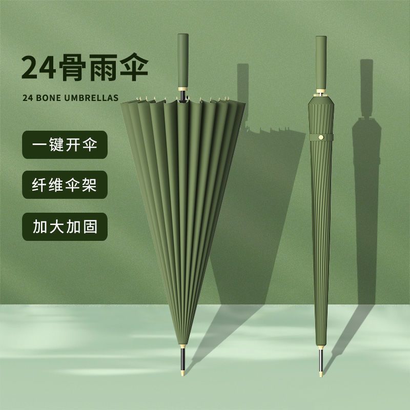36骨暴雨大伞18骨双人32骨二十四骨长直柄自动十六骨抗风暴新|undefined