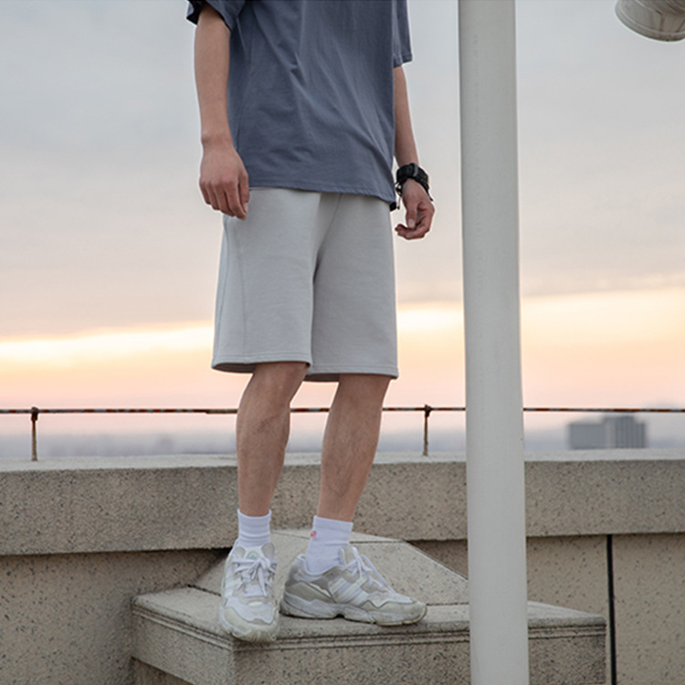 M60 men's casual sports shorts fifth pants beach pants middle pants clothing pattern cutting drawing