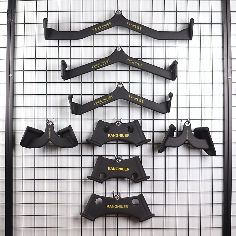 Plastic-dipped high and low back handle suit five-piece eight-piece set high pull-down bar fitness training equipment cross-border wholesale Plastic-dipped high and low back handle suit five-piece eight-piece set high pull-down bar fitness training equipment cross-border wholesale