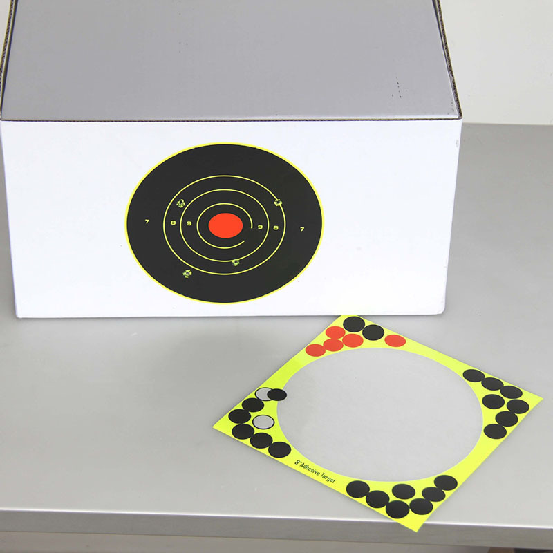 Daily Occasion 8-inch Fluorescent Self-adhesive Bow And Arrow Shooting Practice Target Sheet Stickers