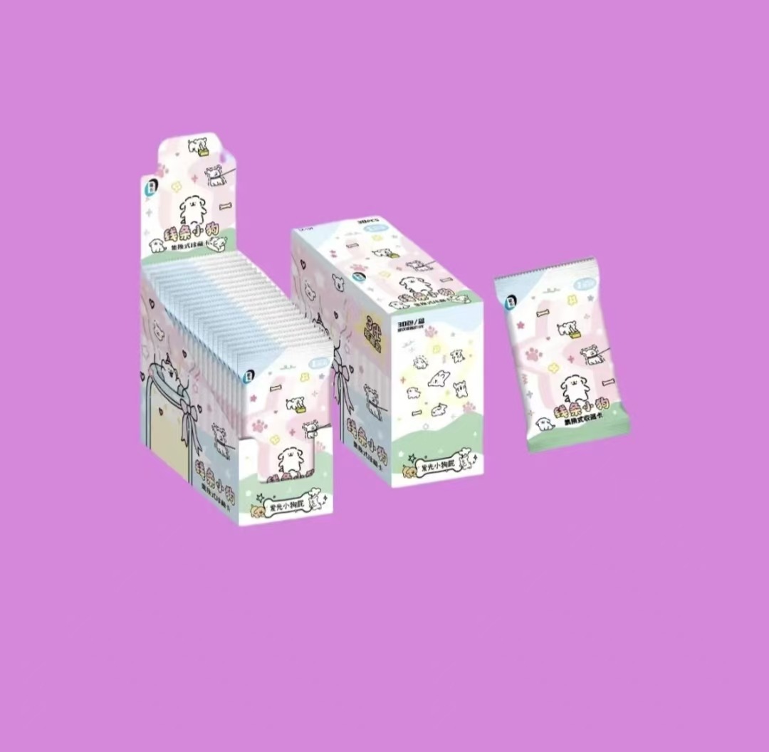 라인 강아지 카드 1박스 (30팩/90장)