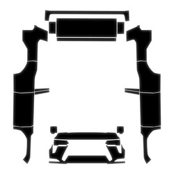 Car paint protective film Invisible Car Cover Tpu - glossy-black-tpu-lexus-gx