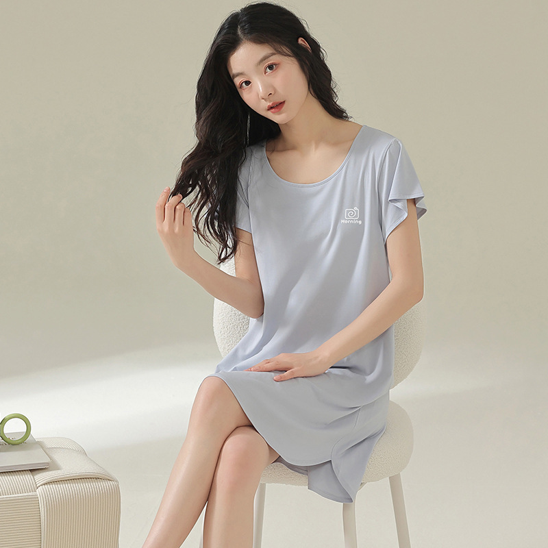 Modal Women's Nightdress Summer Camisole Casual Cool and Comfortable Home Clothes plus size Women's Sexy Pajamas Modal Women's Nightdress Summer Camisole Casual Cool and Comfortable Home Clothes plus size Women's Sexy Pajamas