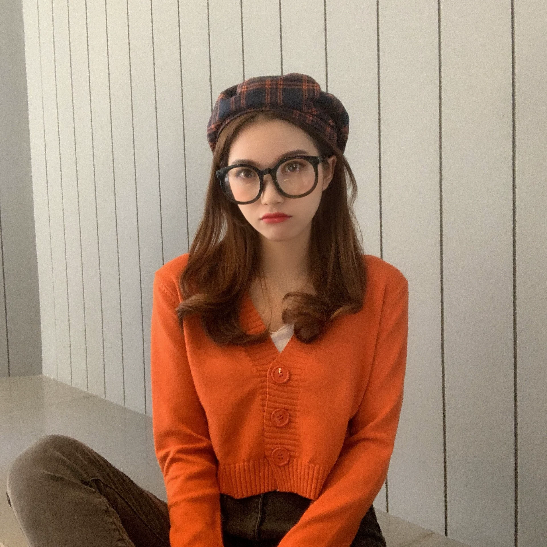 Knitted Cardigan Oversize One Size — Thin Autumn Short Sweater Jacket