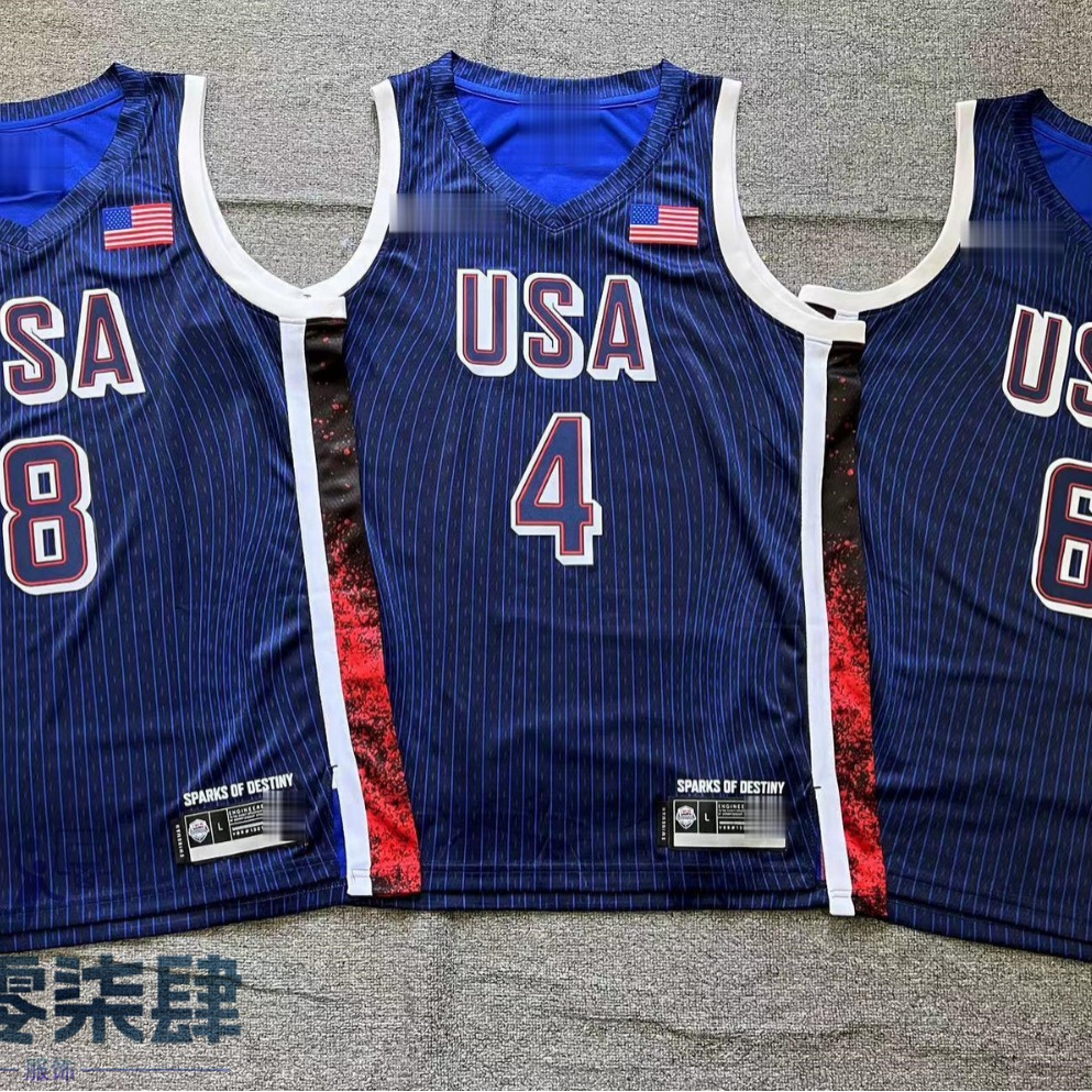 Foreign Trade Supply 24 Captain America 6 # James 4 # Curry 7 # Durant Jersey All Members Heat Press Can Be Drop Shipping Loose