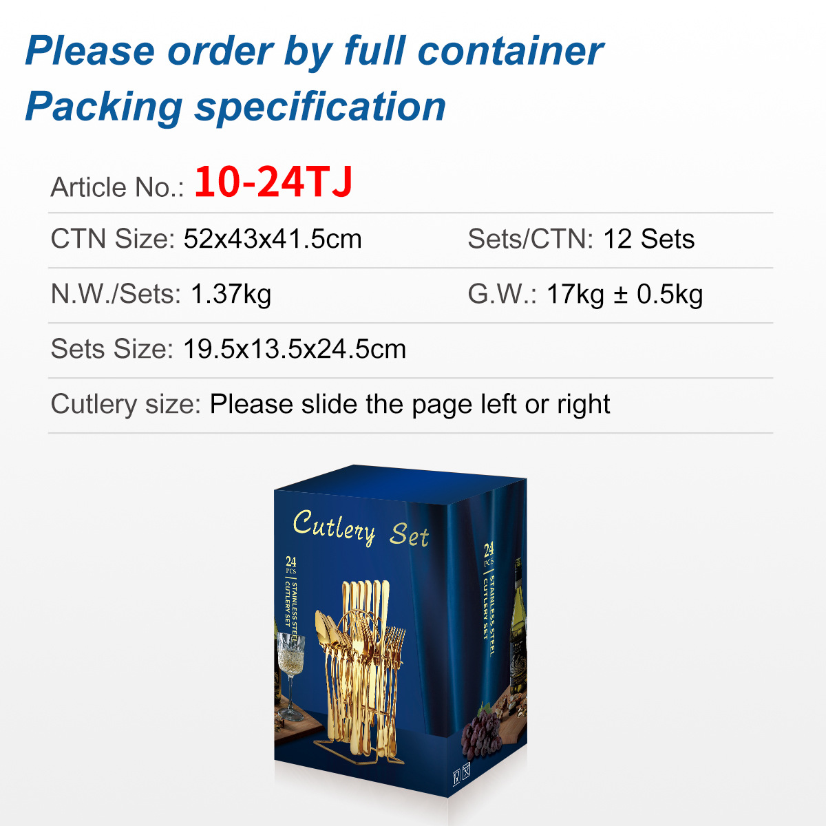 Sureste de Asia 10 vajilla de acero inoxidable Hotel Western Steak cuchillo y tenedor Amazon 24 piezas conjunto cuchillo, tenedor y cuchara caja de regalo traje