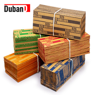 North American Coin Packaging Paper Bag Roll Kraft Paper Material Foreign Trade Factory Supply 5 Color HD Double Sided Printing