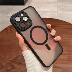 レンズフィルム付き Apple 16promax 携帯電話ケース iPhone17 磁気吸引 12 新しいモデル 14 オールインクルーシブ落下防止