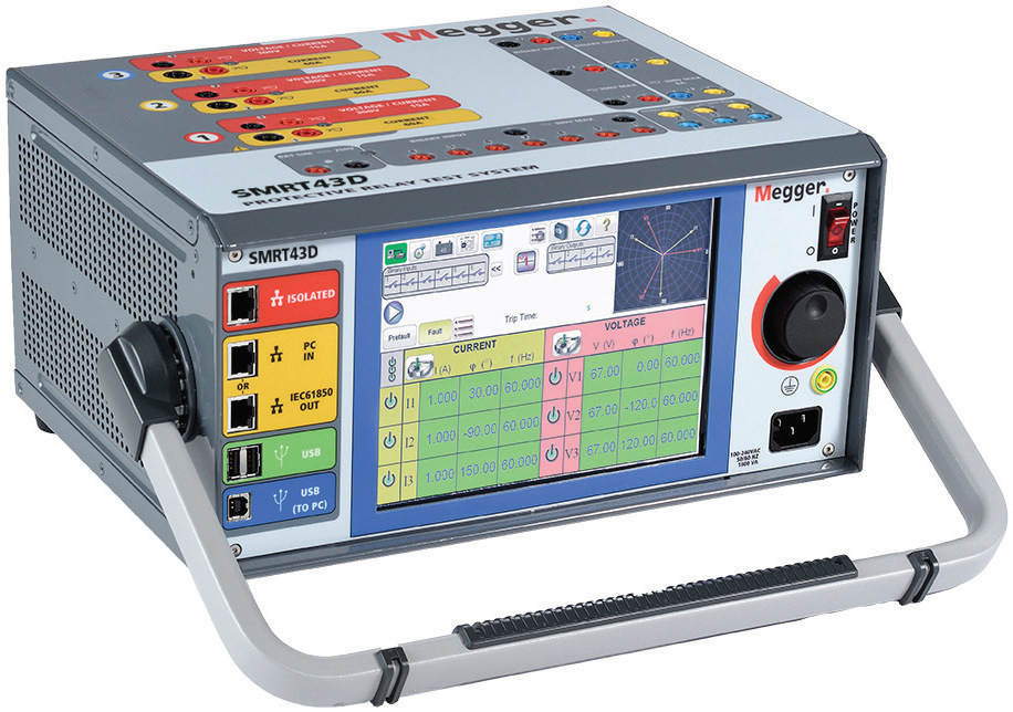 Megger SMRT43D SMRT46D多相继保测试仪SMRT410D三相继电保护系统