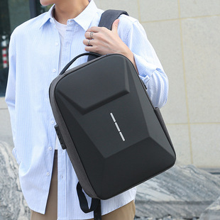 New hard shell backpack anti-theft business computer bag men's large capacity schoolbag power USB large capacity backpack