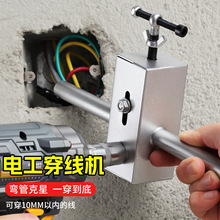 外贸新款单人半自动拉线穿线器 加粗手持式高品质电工专用穿线器