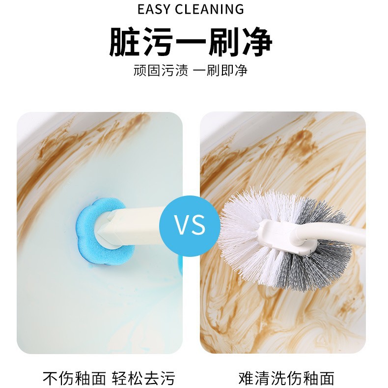Convenient and Hygienic Toilet Brush Disposable Toilet Brush Replacement Head Student Dormitory Disposable Toilet Brush Replacement Head