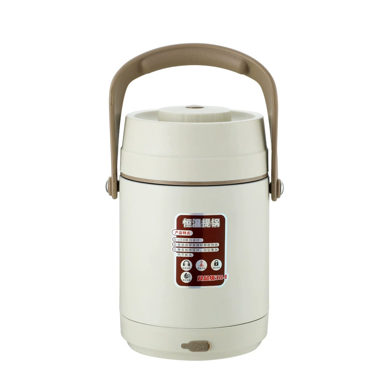 Capacious thermal barrel stainless steel, lunch box, handheld portable банка для хранения