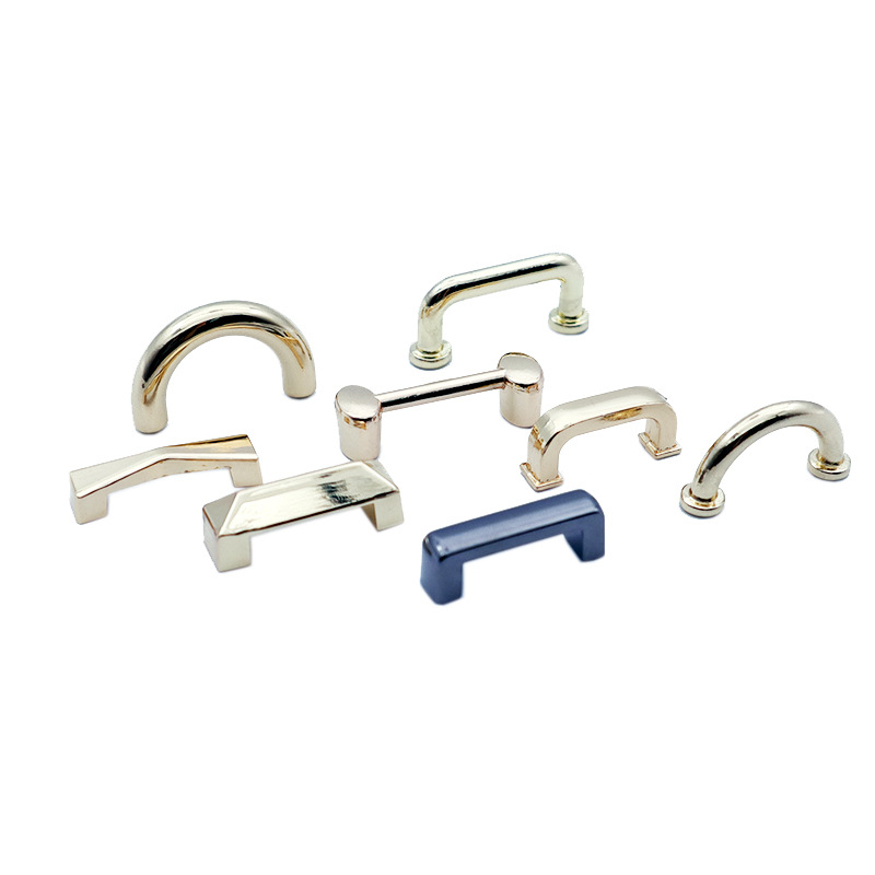 Suministro directo de fábrica accesorios de hardware de equipaje puente de arco caja de regalo puente de arco hebilla decorativa puente de arco base de la manija
