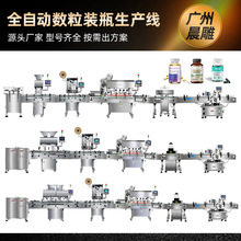 片剂丸剂药片胶囊数粒装瓶生产线 全自动软糖自动计数数粒包装线