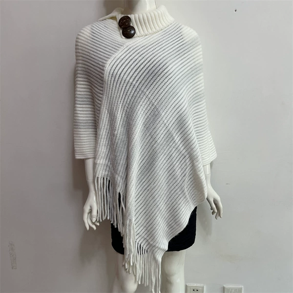 Silver silk neck buckle white