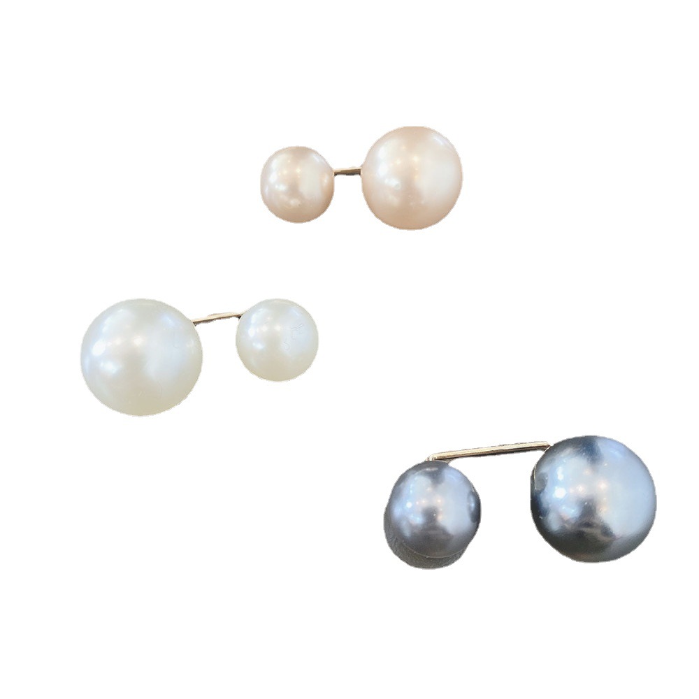 Lindo broche de perlas japonesas PIN de cintura de niña cambio grande pequeña hebilla anti-exposición ropa fija pantalones de cintura apretada artefacto