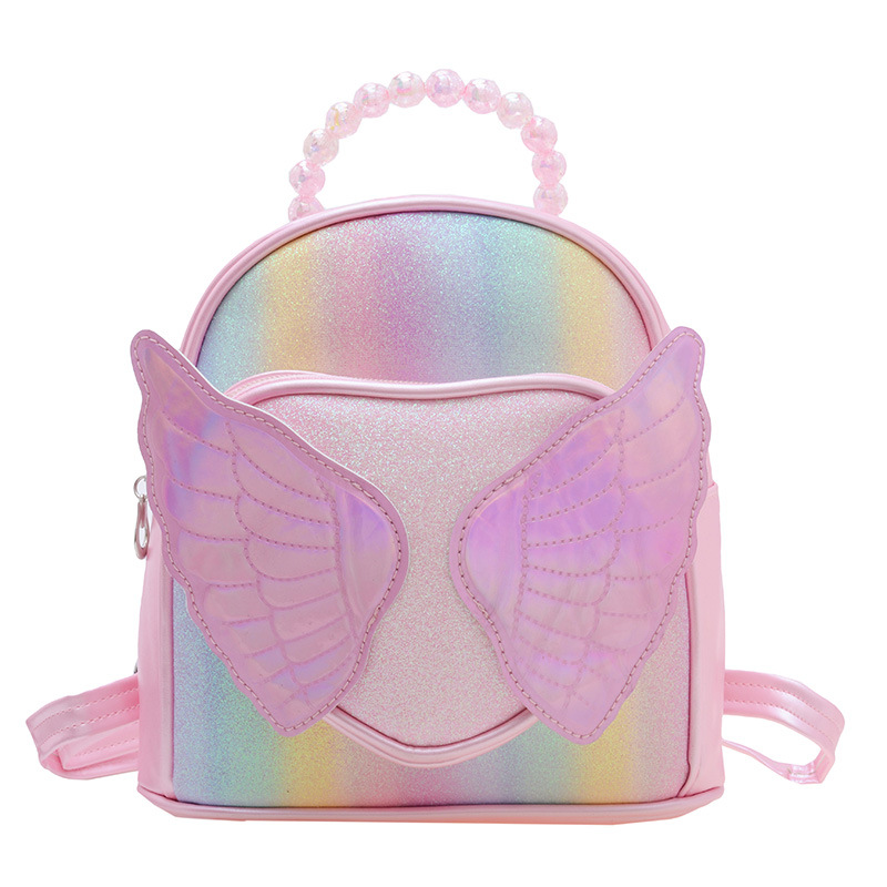 Cartoon kindergarten lindas mochila de estudiantes nueva mochila de chicas de sequillas de moda perla mochila portátil para niños