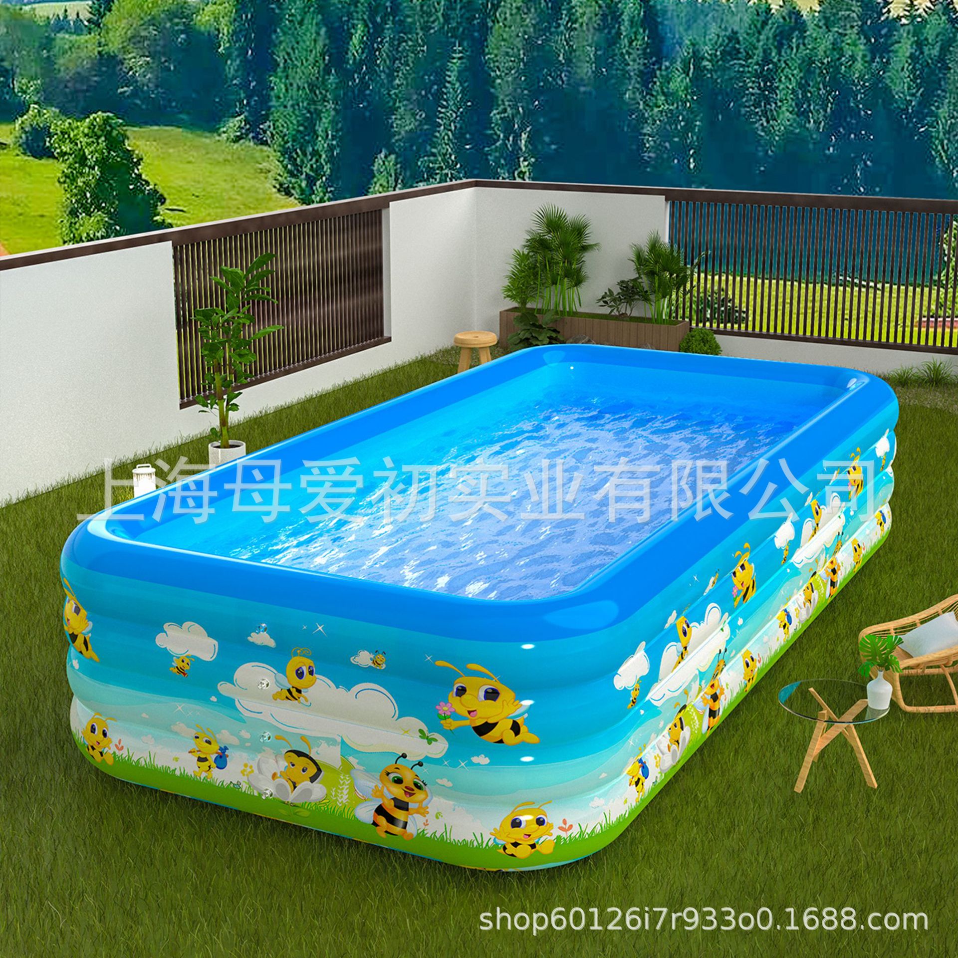 inflatable travel handheld folding swimming pool PVC for baby