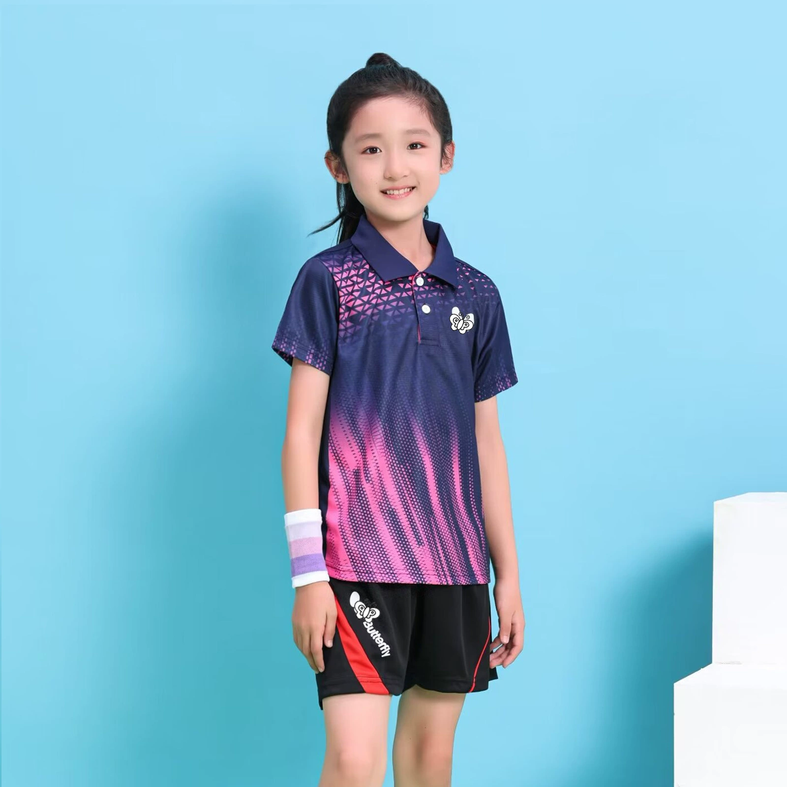 Children's uniform for table tennis, sports suit for training