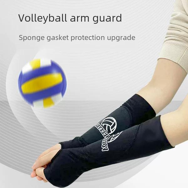 Source Volleyball Arm Guards for Women, Sponge Anti-Collision Sleeves, Finger Exam Tennis Training Arm Protectors, Volleyball Protective Gear