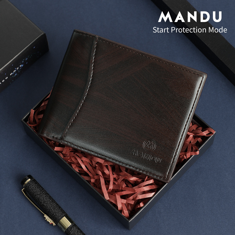 Cross-border Explosive Wallet Men's Advanced Sense Wallet menwallet Fashion Large Capacity Multi-card Men's Wallet
