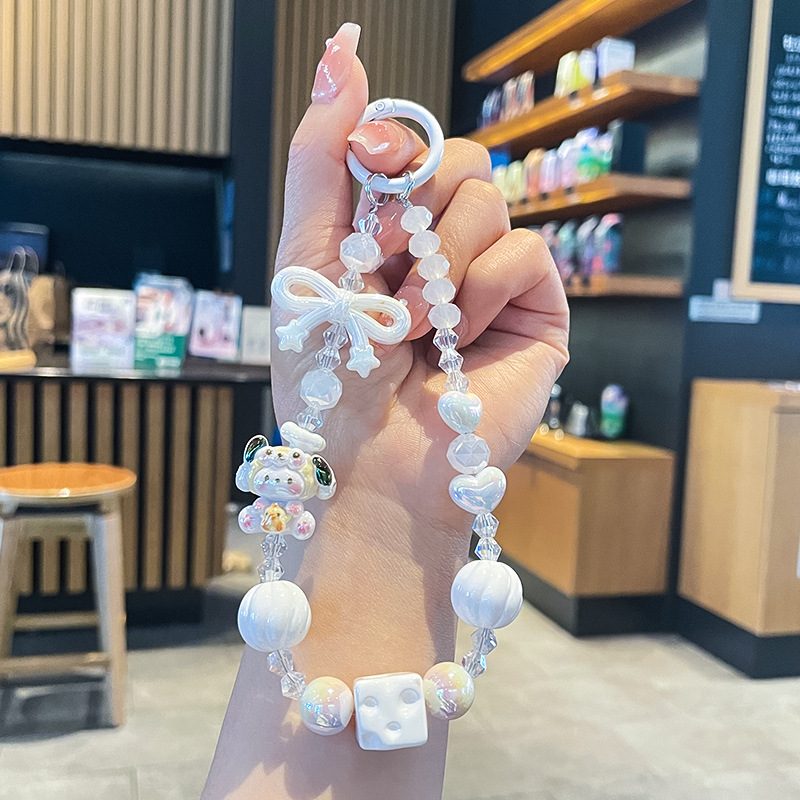 별빛 리본 팔찌 - *펄 화이트*