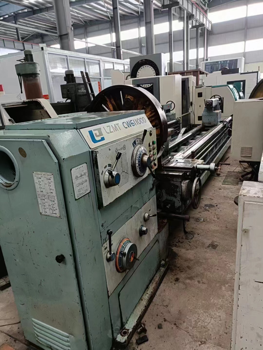 转让二手兰州CW61100Dx1.5米卧式车床二手兰州61100普车