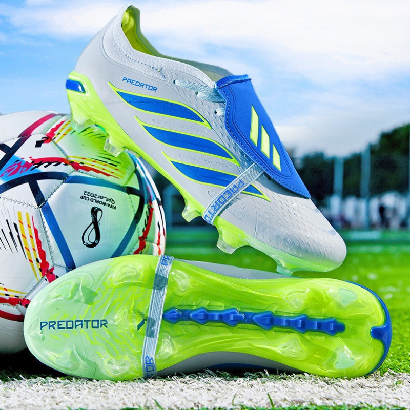 Zapatillas de Fútbol con Lengüeta Doblada TPU Transpirables para Entrenamiento