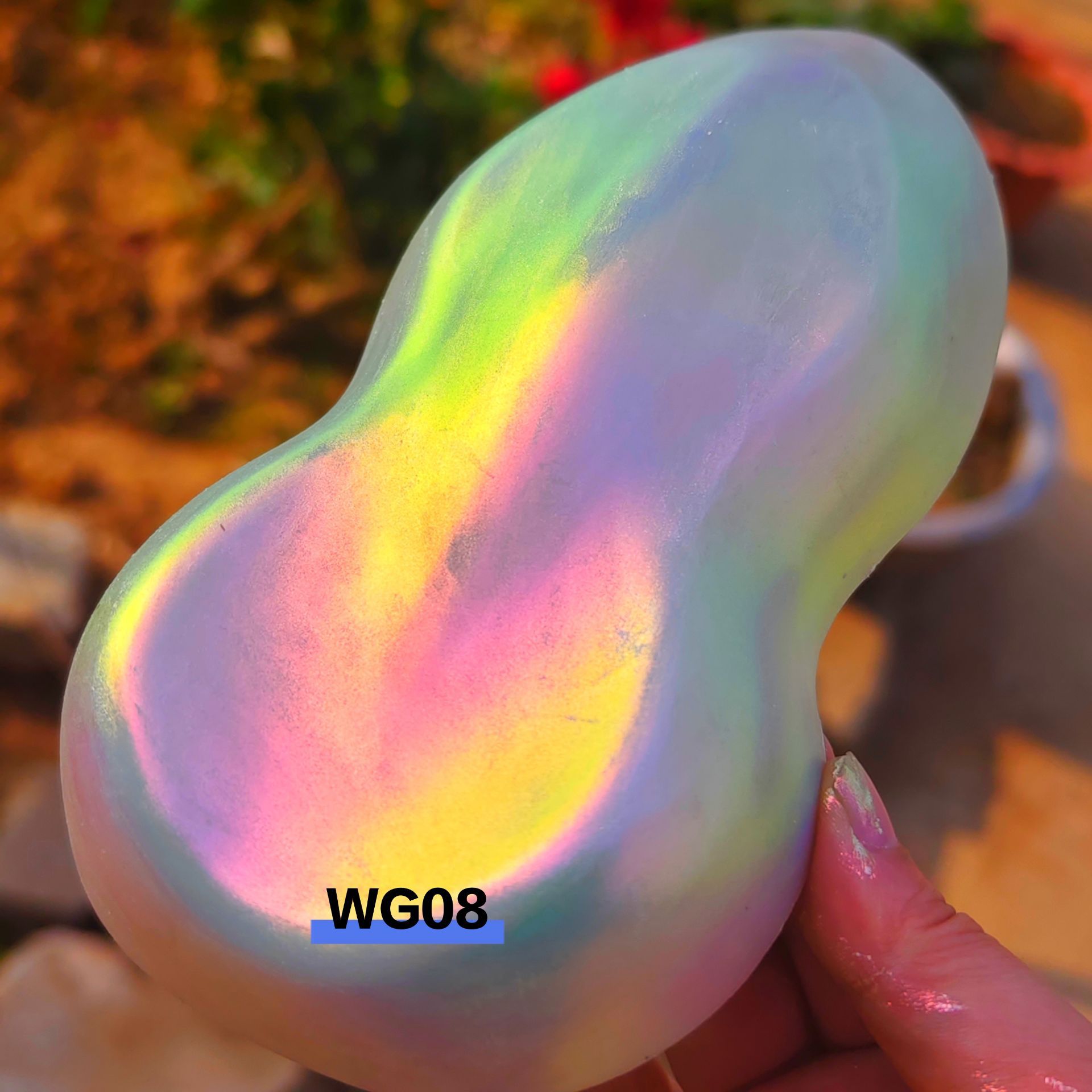 梦幻极光变色龙粉白变高彩度渔具汽车改色工艺品穿戴甲变色龙粉1g