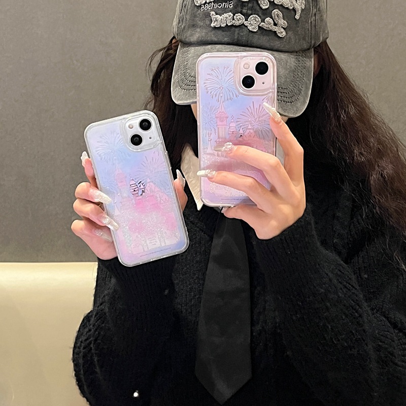 Pink Sparkly Phone Case For Iphone 15 Pro Max And 14 Series_voghion.com