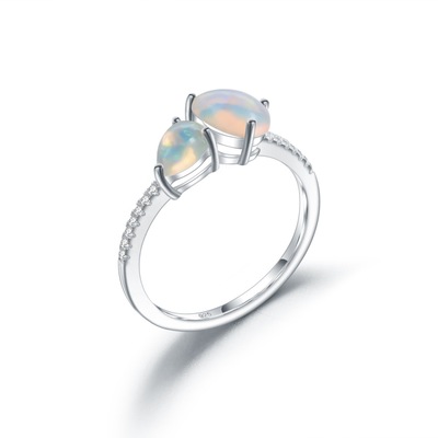 senior Unique design jewelry suit 925 Sterling Silver natural Topaz Garnet Opal Ring have more cash than can be accounted for Earrings