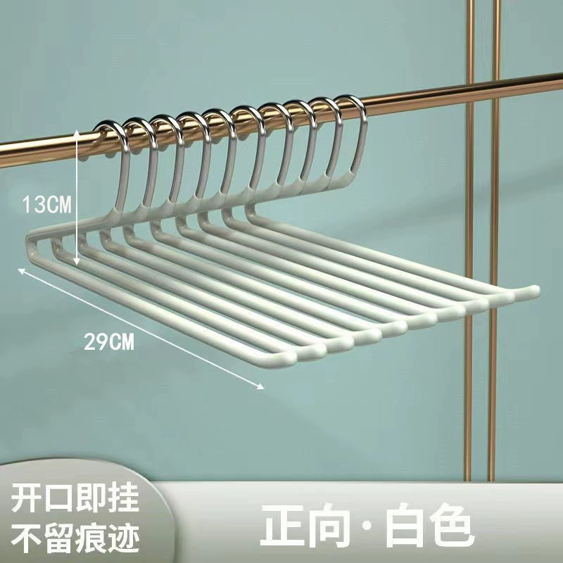 Висящие на полке Non-slip Hangers для брюк, система хранения одежды, несколько цветов и форм, для домашнего использования
