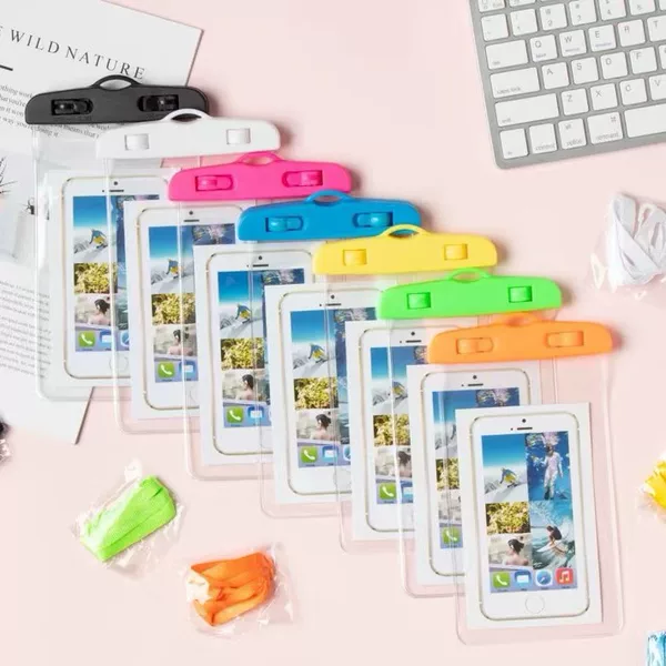 Wholesale Water Park Thickened Waterproof Bag Mobile Phone Waterproof Bag Transparent Waterproof Cover Swimming Shooting Water Play Protective Cover