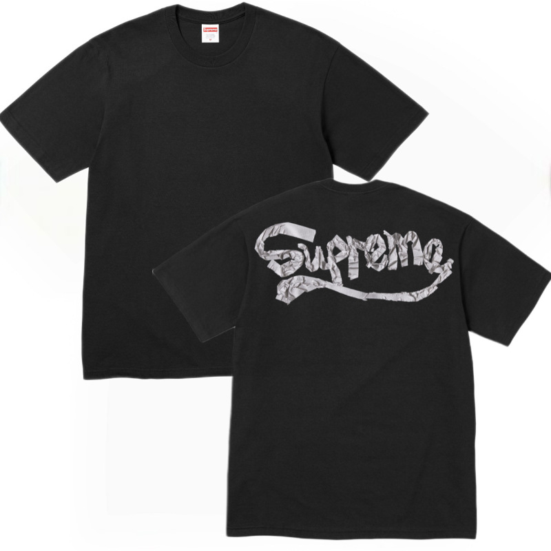 SUP潮牌SS25  Short-sleeved T-shirt 美潮街潮短袖T恤|undefined