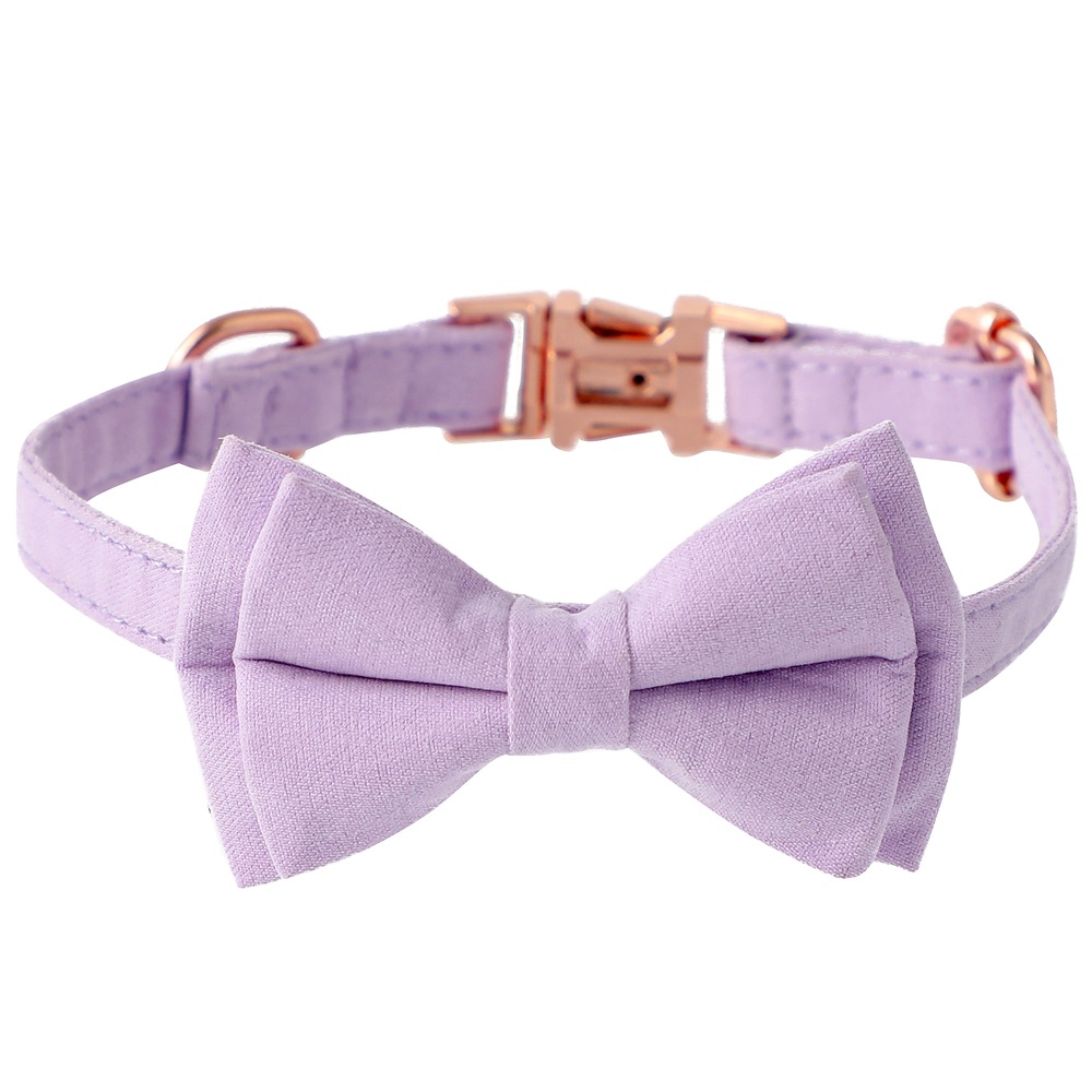 TANPOPO transfronterizo nuevo collar de gato oro rosa corbata de gato corbata de perro británico