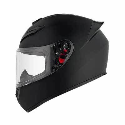 Motorcycle Safety Supplies — Aliexpress Cycling Helmet, Dropshipping - qk111-matte-black-with-clear-lenses-s