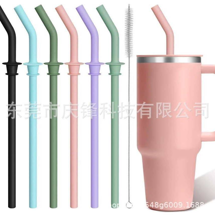 Силиконовая соломка подходит для Hydro Flask водяной стакан герметичный всасывающий рот изогнутый силиконовый всасывающий соломку
