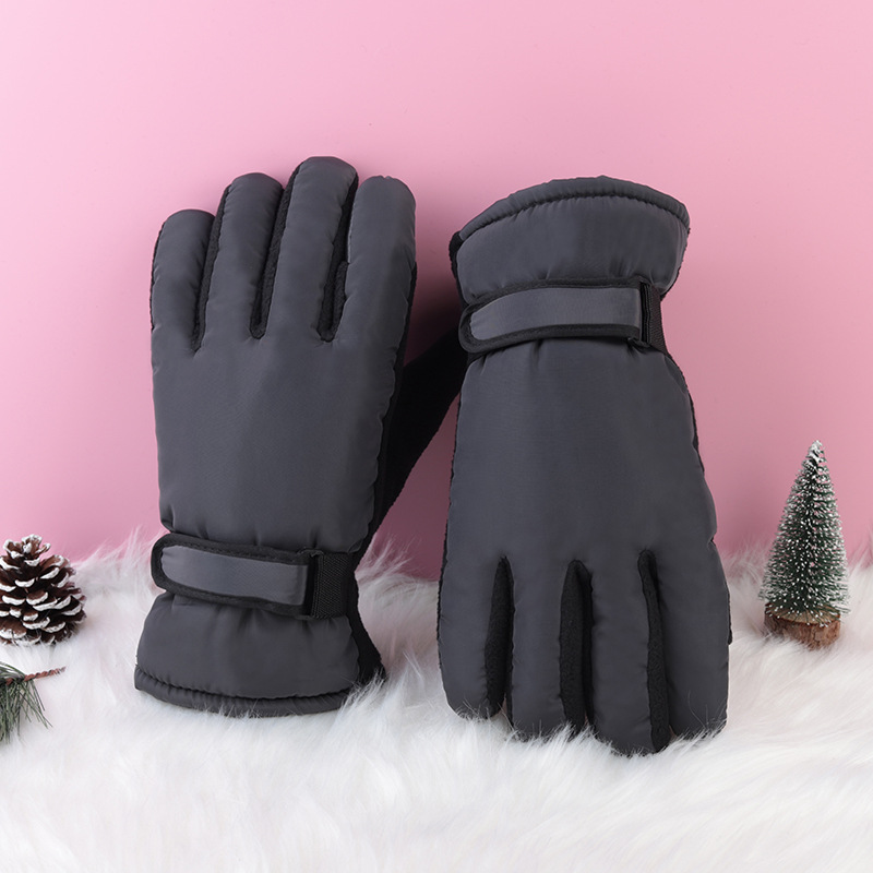 Personalizado logotipo de texto publicitario para enviar regalos corporativos de invierno para hombres y mujeres guantes calientes impresión personalizada invierno