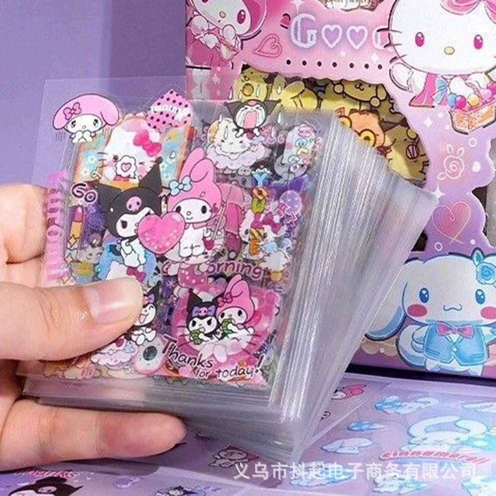 Sticker с барсуком-пет — милый водонепроницаемый декоративный стикер, 6×6 см, один лист