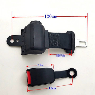 bus, school bus, automatic telescopic: Car seat belt