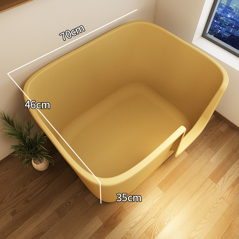 70CM 고양이 쓰레기통 노란색 [새롭게 업그레이드되고 두꺼워진 사이즈]♢