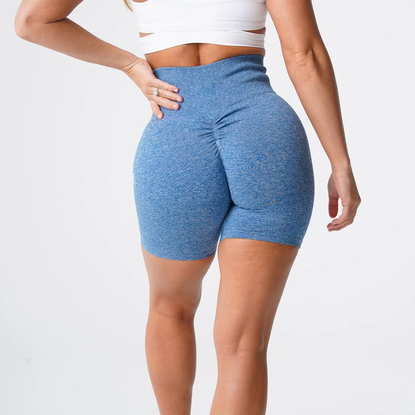 AliExpress Amazon Сплошки бедра, бедра, талия снежинки, бесшовные фитнес-шорты для йоги фитнес-штаны