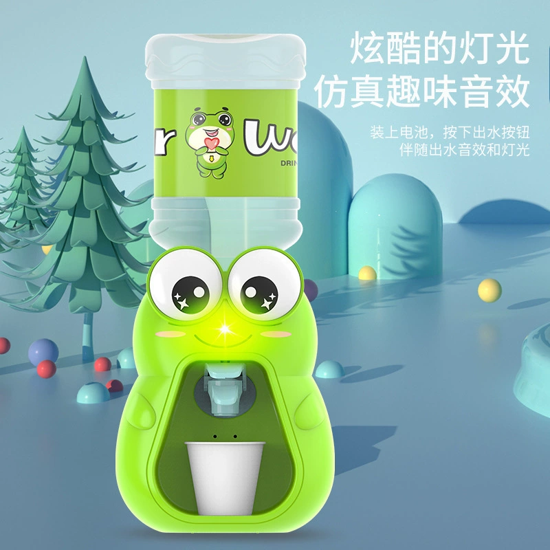 Крошечная реалистичная семейная игрушка с лёгкой музыкой, лягушка
